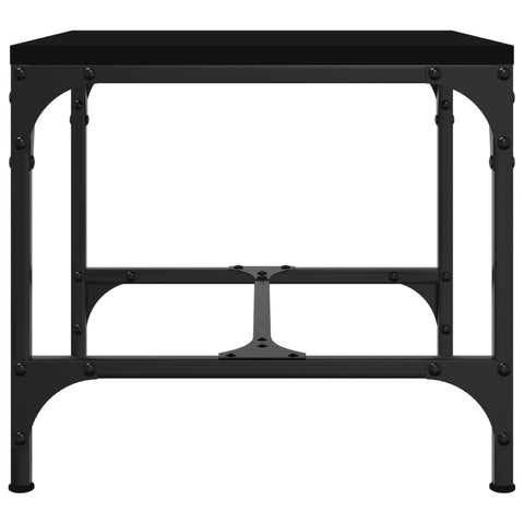 vidaXL Coffee Table Black 50x50x35 cm Engineered Wood