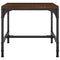 vidaXL Coffee Table Brown Oak 50x50x35 cm Engineered Wood