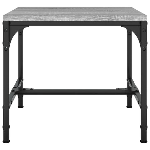 vidaXL Side Table Grey Sonoma 40x40x35 cm Engineered Wood