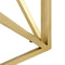 vidaXL Coffee Table Gold Stainless Steel and Tempered Glass