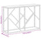 vidaXL Console Table Silver Stainless Steel and Solid Wood Sleeper