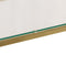 vidaXL Console Table Gold Stainless Steel and Tempered Glass