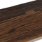 vidaXL Console Table Silver Stainless Steel and Solid Sleeper Wood