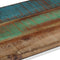 vidaXL Console Table Silver Stainless Steel and Solid Wood Reclaimed
