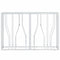 vidaXL Console Table 110x30x70 cm Stainless Steel and Glass