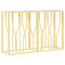 vidaXL Console Table 110x30x70 cm Stainless Steel and Glass