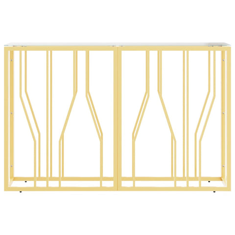 vidaXL Console Table 110x30x70 cm Stainless Steel and Glass