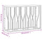 vidaXL Console Table Stainless Steel and Solid Wood Reclaimed