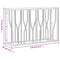 vidaXL Console Table Silver Stainless Steel and Solid Wood Acacia
