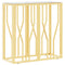vidaXL Console Table Gold 70x30x70 cm Stainless Steel and Glass