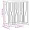 vidaXL Console Table Gold Stainless Steel and Solid Wood Reclaimed