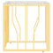 vidaXL Coffee Table Gold 50x50x50 cm Stainless Steel and Glass