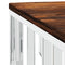 vidaXL Coffee Table Silver Stainless Steel and Solid Wood Reclaimed