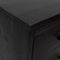 vidaXL Chest of Drawers Black 42x35x110 cm Solid Pinewood