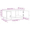 vidaXL Coffee Table 80x50x35 cm Solid Wood Pine