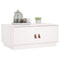 vidaXL Coffee Table White 80x50x35 cm Solid Wood Pine