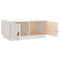 vidaXL Coffee Table White 80x50x35 cm Solid Wood Pine