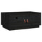 vidaXL Coffee Table Black 80x50x35 cm Solid Wood Pine