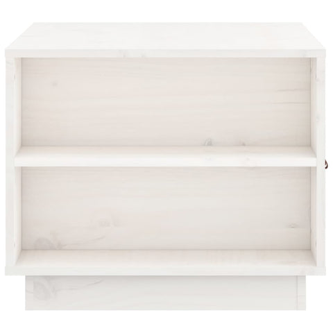 vidaXL Coffee Table White 100x50x41 cm Solid Wood Pine