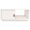 vidaXL Coffee Table White 80x50x35.5 cm Solid Wood Pine