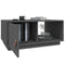 vidaXL Coffee Table Grey 80x50x35.5 cm Solid Wood Pine