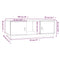 vidaXL Coffee Table 100x50x35 cm Solid Wood Pine