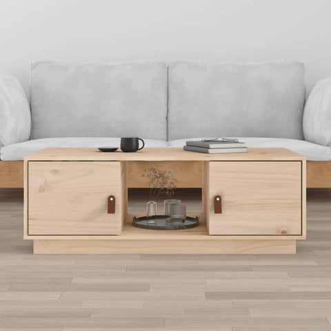 vidaXL Coffee Table 100x50x35 cm Solid Wood Pine