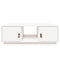 vidaXL Coffee Table White 100x50x35 cm Solid Wood Pine