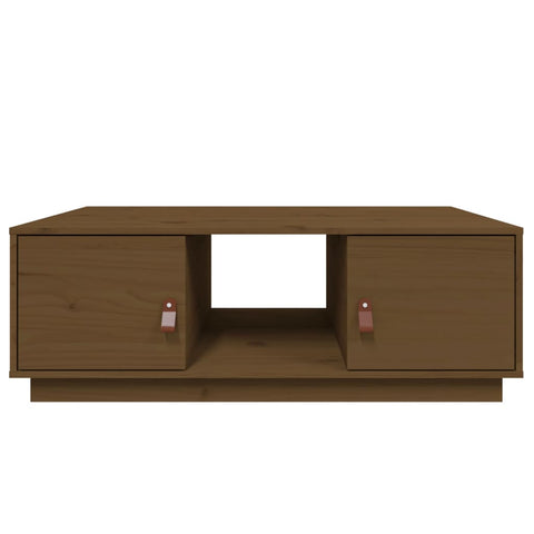 vidaXL Coffee Table Honey Brown 100x50x35 cm Solid Wood Pine