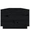 vidaXL Coffee Table Black 100x50x35 cm Solid Wood Pine
