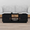 vidaXL Coffee Table Black 100x50x35 cm Solid Wood Pine