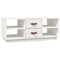 vidaXL Coffee Table White 100x50x41 cm Solid Wood Pine