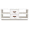 vidaXL Coffee Table White 100x50x41 cm Solid Wood Pine
