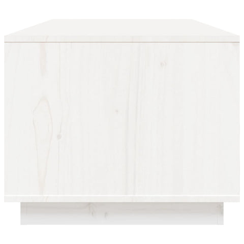 vidaXL Coffee Table White 100x50x41 cm Solid Wood Pine