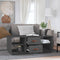vidaXL Coffee Table Grey 100x50x41 cm Solid Wood Pine