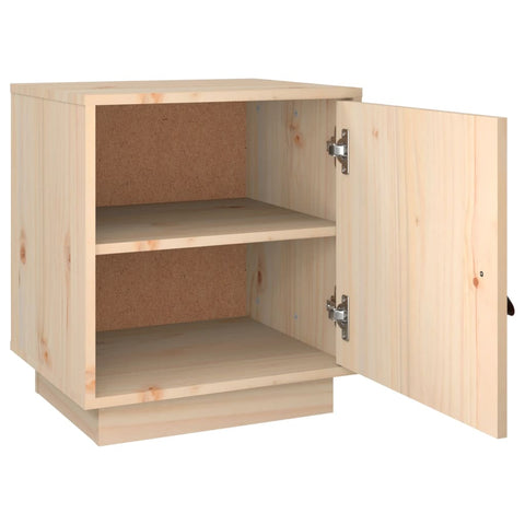 vidaXL Bedside Cabinet 40x34x45 cm Solid Wood Pine