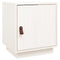 vidaXL Bedside Cabinet White 40x34x45 cm Solid Wood Pine