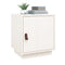 vidaXL Bedside Cabinet White 40x34x45 cm Solid Wood Pine