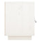 vidaXL Bedside Cabinet White 40x34x45 cm Solid Wood Pine