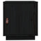 vidaXL Bedside Cabinets 2 pcs Black 40x34x45 cm Solid Wood Pine