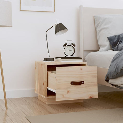 vidaXL Bedside Cabinets 2 pcs 40x34x35 cm Solid Wood Pine