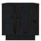 vidaXL Bedside Cabinet Black 40x34x35 cm Solid Wood Pine