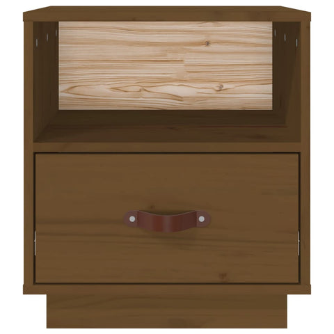 vidaXL Bedside Cabinets 2 pcs Honey Brown 40x34x45 cm Solid Wood Pine