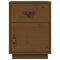 vidaXL Bedside Cabinet Honey Brown 40x34x55 cm Solid Wood Pine