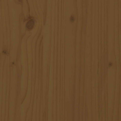 vidaXL Bedside Cabinet Honey Brown 40x34x55 cm Solid Wood Pine
