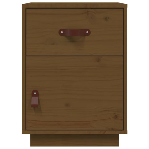 vidaXL Bedside Cabinets 2 pcs Honey Brown 40x34x55 cm Solid Wood Pine