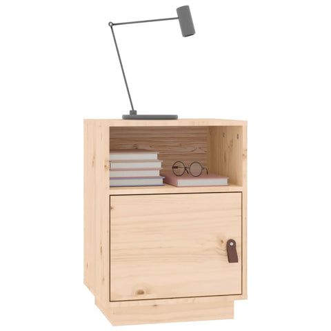vidaXL Bedside Cabinet 40x34x55 cm Solid Wood Pine