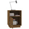 vidaXL Bedside Cabinet Honey Brown 40x34x55 cm Solid Wood Pine