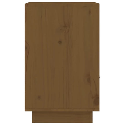 vidaXL Bedside Cabinet Honey Brown 40x34x55 cm Solid Wood Pine