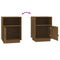 vidaXL Bedside Cabinet Honey Brown 40x34x55 cm Solid Wood Pine
